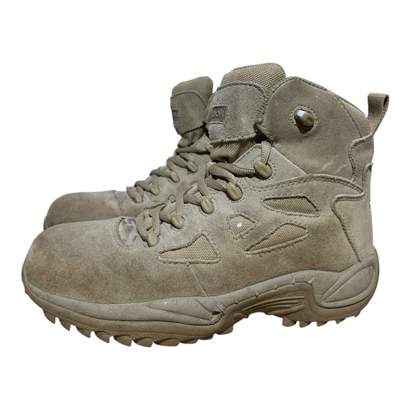 Men’s Reebok #RB8694 Side Zip Military Boots Sz 7 - Picture 1 of 8